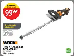 Brico Heggenschaar op accu WG261 E aanbieding