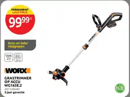 Brico Grastrimmer op accu WG163E.2 aanbieding