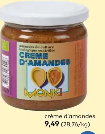Monki Creme d'amandes