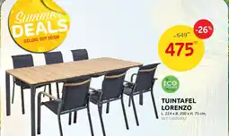 Brico Tuintafel lorenzo aanbieding