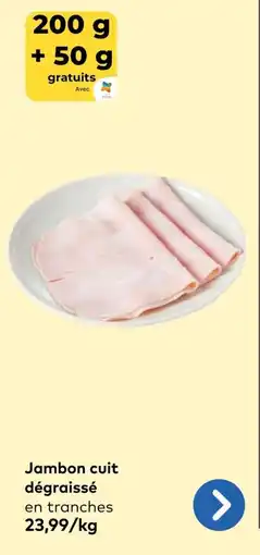 Bio Planet Jambon cuit dégraissé aanbieding