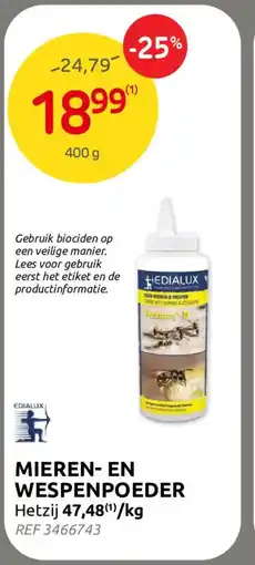 Brico Mieren- en wespenpoeder aanbieding