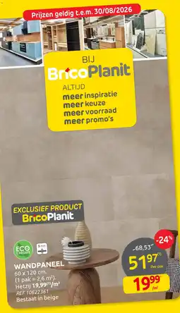 Brico Wandpaneel aanbieding