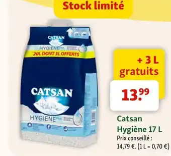 Catsan Hygiène 17 L