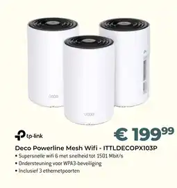AUVA Deco Powerline Mesh Wifi -ITTLDECOPXlo3P aanbieding
