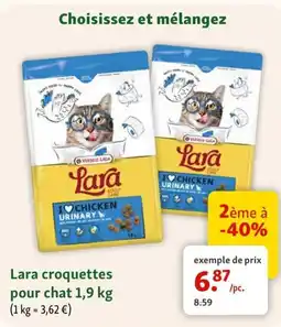 Maxi Zoo Lara croquettes pour chat 1.9 kg aanbieding