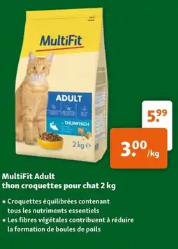 Maxi Zoo MultiFit Adult thon croquettes pour chat 2 kg aanbieding