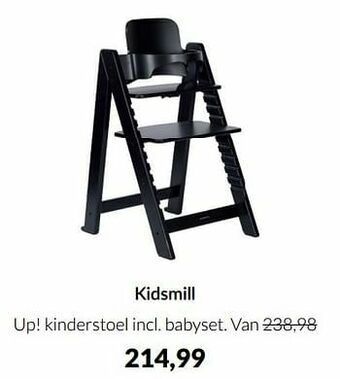 BabyPark Kidsmill up! kinderstoel incl babyset aanbieding