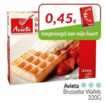 Intermarché Avieta brusselse wafels aanbieding