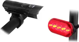 Krëfel Pack van 2 LED-fietsverlichtingen - Wit en rood aanbieding