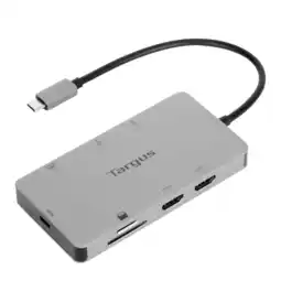 Krëfel USB C dual video hub met 100 W Power Delivery - 8 poorten - DOCK423EU aanbieding