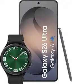 Krëfel Galaxy S26 Ultra 256GB Black + Watch6 Classic LTE bundel aanbieding