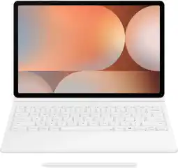Krëfel Galaxy Tab S10+/S9+/S9 FE+ AI Book Cover Keyboard AZERTY - Wit aanbieding