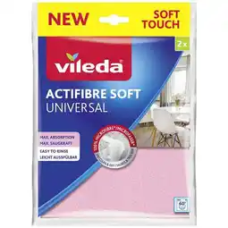 Krëfel Actifibre Soft Universal microvezeldoek verpakking 2 st aanbieding