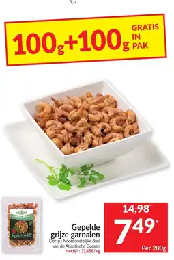 Intermarché Gepelde grijze garnalen aanbieding