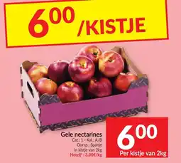 Intermarché Gele nectarines aanbieding