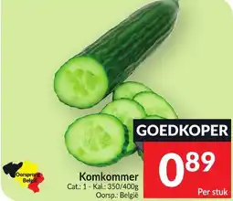 Intermarché Komkommer aanbieding