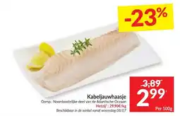 Intermarché Kabeljauwhaasje aanbieding