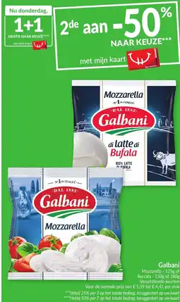 Intermarché Galbani aanbieding