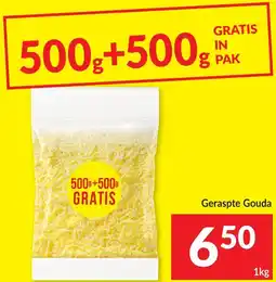 Intermarché Geraspte gouda aanbieding