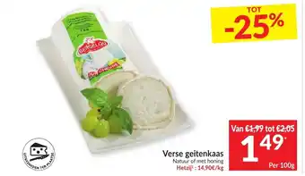Intermarché Verse geitenkaas aanbieding