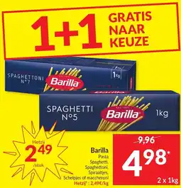 Intermarché Barilla aanbieding