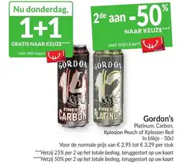 Intermarché Gordon's aanbieding