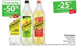 Intermarché Schweppes aanbieding