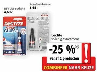 Colruyt Loctite volledig assortiment aanbieding
