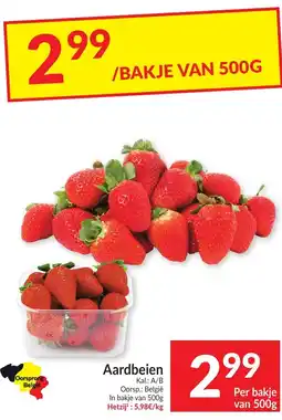 Intermarché Aardbeien aanbieding