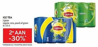 Alvo Ice tea lipton 2e aan -30% aanbieding