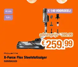 Expert X-force flex steelstofzuiger rorh9a55e0 aanbieding