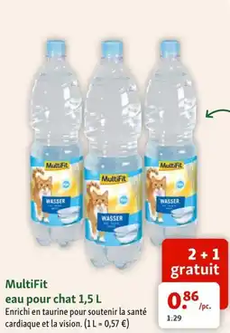 Maxi Zoo Multifit eau pour chat aanbieding