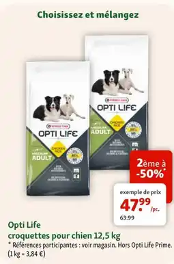 Maxi Zoo Opti life croquettes pour chien aanbieding