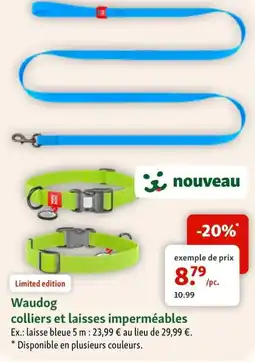 Maxi Zoo Waudog colliers et laisses imperméables aanbieding