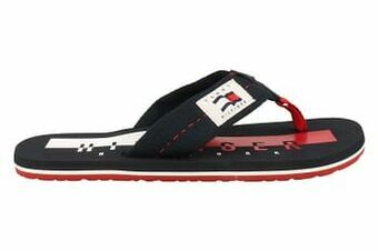 Berca Shoes Tommy Hilfiger Badslipper Heren Badge Beach Sandal - Blauw aanbieding
