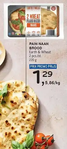 Alvo Earth & Wheat Pain Naan Brood aanbieding