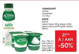 Alvo Activia Yogh(o)urt / kéfir aanbieding