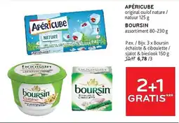 Alvo Apéricube en Boursin aanbieding