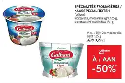 Alvo Galbani Kaasspecialiteiten aanbieding
