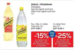 Alvo Schweppes Frisdrank / Sodas aanbieding