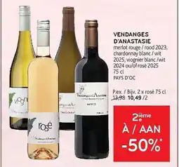 Alvo Vendanges D'Anastasie aanbieding