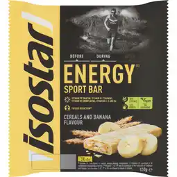 Albert Heijn Isostar Energy sportbar cereals and banana aanbieding