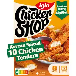 Albert Heijn Iglo Chicken shop Korean spiced tenders aanbieding