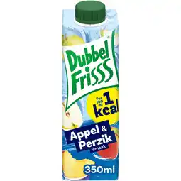 Albert Heijn DubbelFrisss 1kcal appel-perzik aanbieding