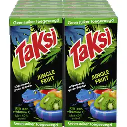 Albert Heijn Taksi Jungle fruit geen suiker 10-pack aanbieding
