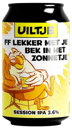 Albert Heijn Uiltje Brewing FF lekker met je bek aanbieding