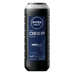 Albert Heijn NIVEA Men deep clean shower gel aanbieding