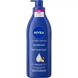 Albert Heijn NIVEA Verzorgende body milk met pomp aanbieding
