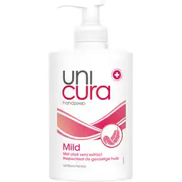 Albert Heijn Unicura Mild antibacterieel handzeep aanbieding